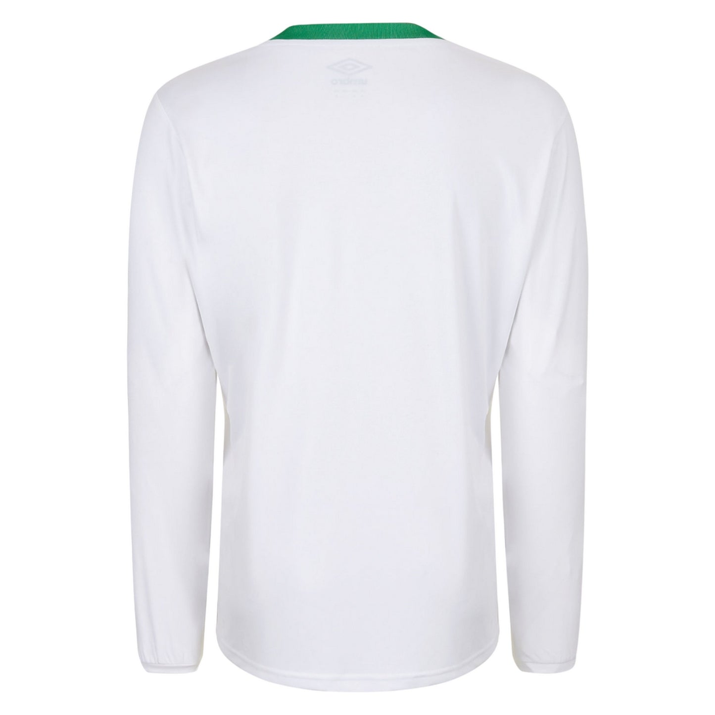 White-Emerald - Back - Umbro Mens Nazca Long-Sleeved Jersey
