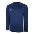 Navy - Front - Umbro Childrens-Kids Rugby Drill Top