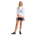 Brilliant White-Hot Coral - Pack Shot - Umbro Womens-Ladies 23-24 England Red Roses Midlayer