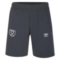 Carbon - Front - Umbro Childrens-Kids 23-24 Fleece West Ham United FC Shorts