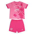 Pink - Front - Umbro Childrens-Kids 23-24 Heart Of Midlothian FC Away Kit