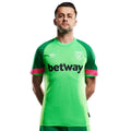 Green - Front - Umbro Unisex Adult 23-24 West Ham United FC Goalkeeper Jersey