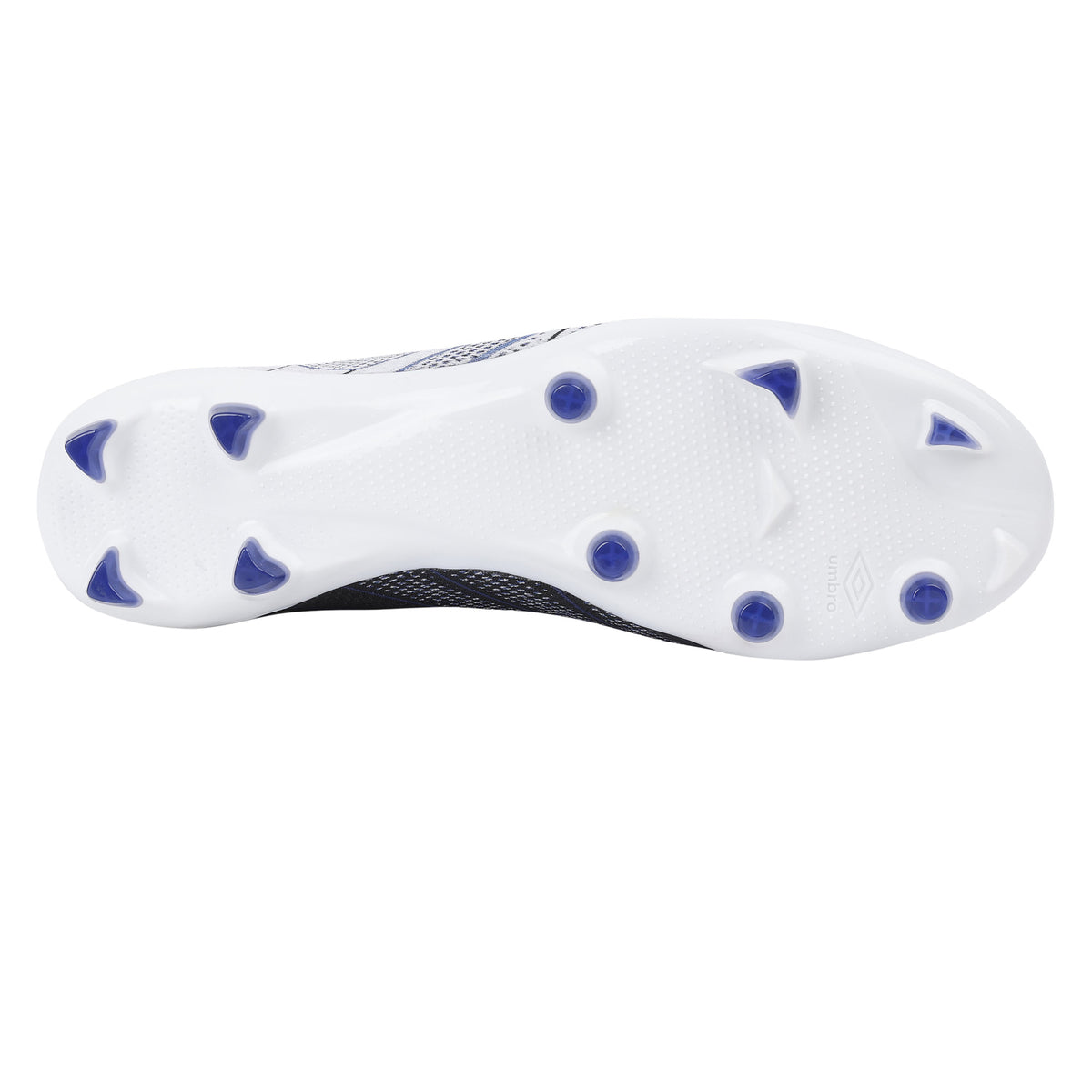 White-Black-Royal Blue - Pack Shot - Umbro Mens Velocita Elixir Pro Firm Ground Football Boots