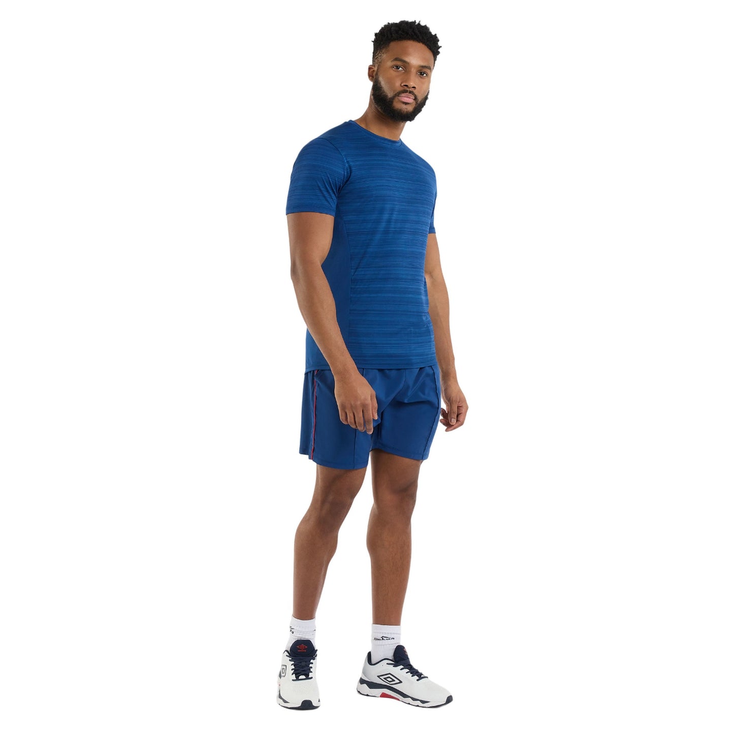 Estate Blue - Side - Umbro Mens Pro Training Marl T-Shirt