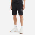 Black - Front - Umbro Mens Fleece Logo Casual Shorts