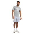 Grey Marl - Lifestyle - Umbro Mens Stacked Logo T-Shirt