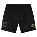 Black - Front - Umbro Womens-Ladies Match Whippets FC Football Shorts