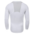 Black - Front - Umbro Mens Long-Sleeved Rugby Base Layer Top