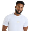 Brilliant White - Side - Umbro Mens Layered Box Logo T-Shirt