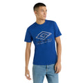 Royal Blue - Front - Umbro Mens Glitch T-Shirt