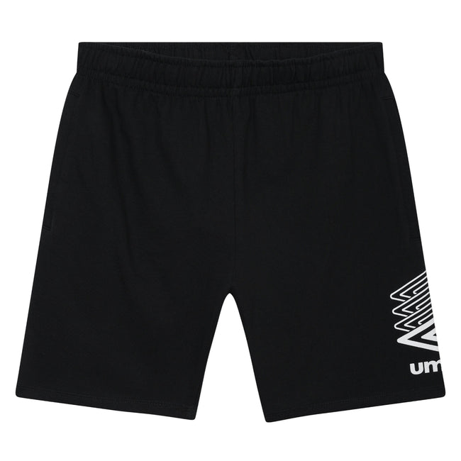Black - Front - Umbro Mens Terrace Shorts