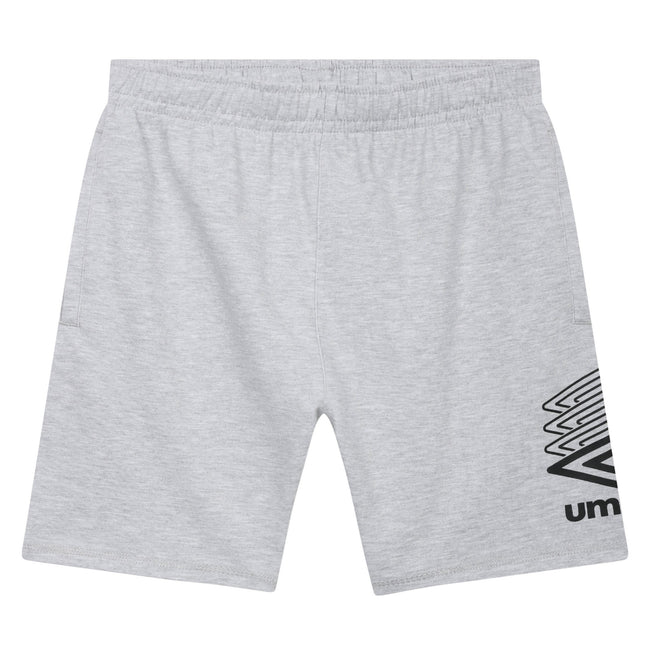 Grey Marl - Front - Umbro Mens Terrace Shorts