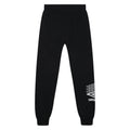 Black - Front - Umbro Mens Terrace Logo Jogging Bottoms