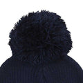 Navy - Pack Shot - Umbro Unisex Adult Logo Bobble Beanie