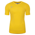Yellow - Front - Umbro Mens Elite V Neck Base Layer Top