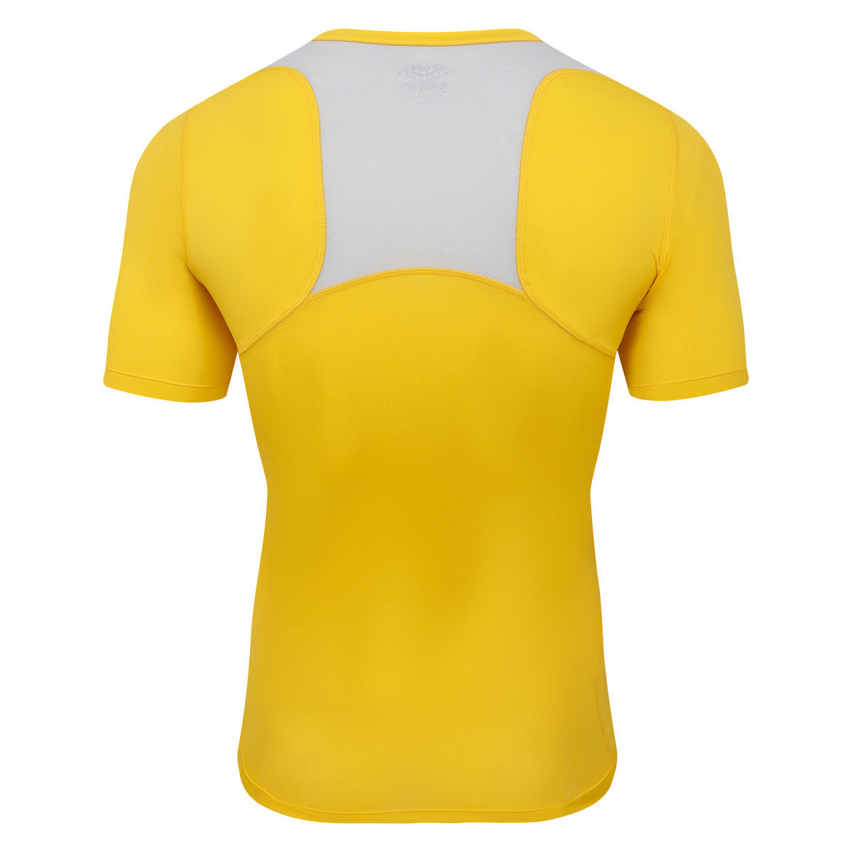 Yellow - Back - Umbro Mens Elite V Neck Base Layer Top