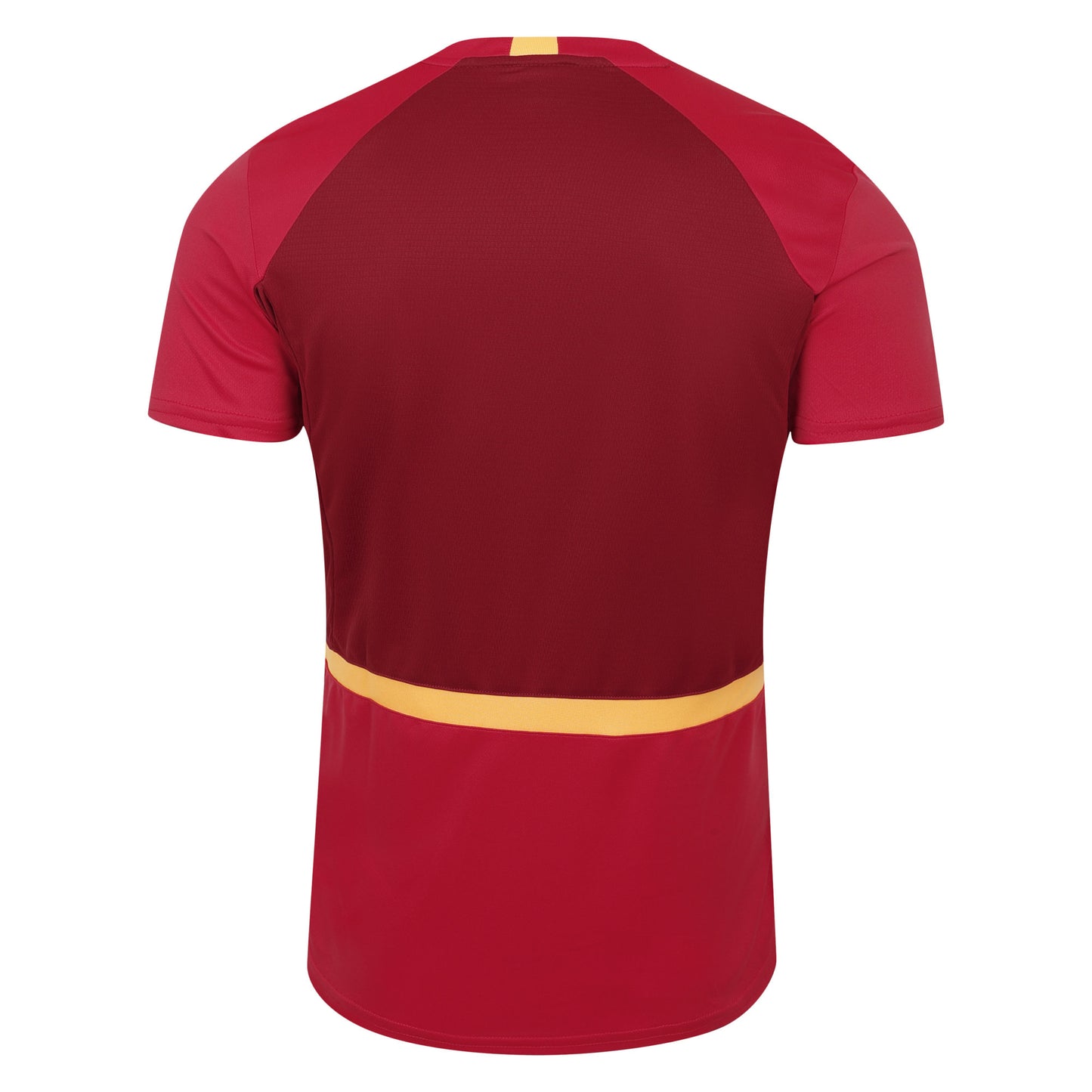 Teaberry-Deep Claret-Orange Pop - Back - Umbro Mens Premier Training Jersey