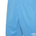 Sky Blue-White - Back - Umbro Childrens-Kids Vier Shorts