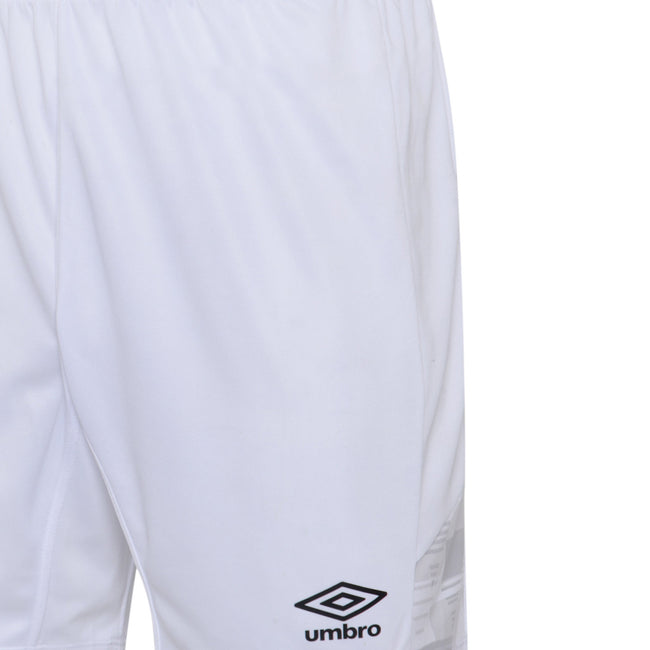 White - Side - Umbro Childrens-Kids Vier Shorts