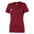 New Claret - Front - Umbro Womens-Ladies Club Jersey