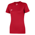 Vermillion - Front - Umbro Womens-Ladies Club Jersey