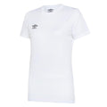 White - Front - Umbro Womens-Ladies Club Jersey