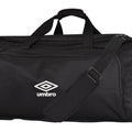 Black - Side - Umbro Megadeck II Wheeled Duffel Bag