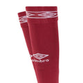 New Claret-White - Side - Umbro Diamond Football Socks