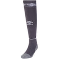 Carbon-White - Front - Umbro Diamond Football Socks