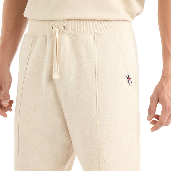 Oatmeal Marl - Side - Umbro Mens Crest Shorts