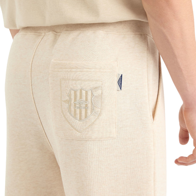 Oatmeal Marl - Lifestyle - Umbro Mens Crest Shorts