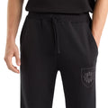 Black - Side - Umbro Mens Crest Jogging Bottoms