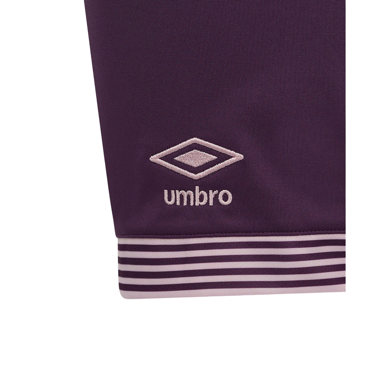 Burgundy - Side - Umbro Mens 24-25 Brentford FC Away Shorts