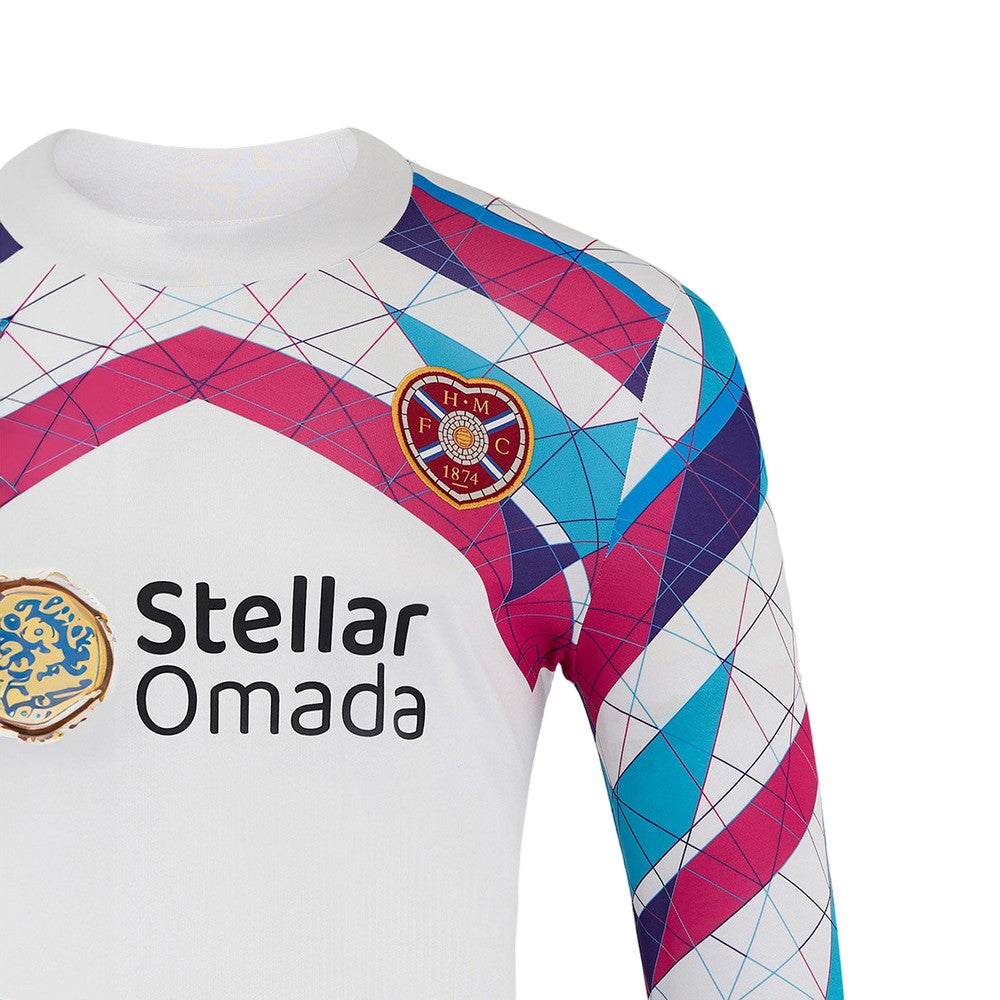 Persian Jewel-Poppy Red-Blue Depth - Side - Umbro Childrens-Kids 24-25 Heart Of Midlothian FC Midlayer