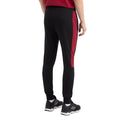 Black-Tibetan Red - Side - Umbro Mens Terrace Jogging Bottoms