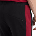 Black-Tibetan Red - Pack Shot - Umbro Mens Terrace Jogging Bottoms