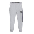 Light Grey Marl-Peacoat - Front - Umbro Mens Terrace Jogging Bottoms