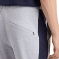 Light Grey Marl-Peacoat - Pack Shot - Umbro Mens Terrace Jogging Bottoms