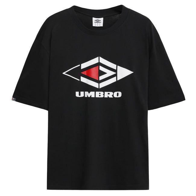 Black - Front - Umbro Mens Evolution T-Shirt