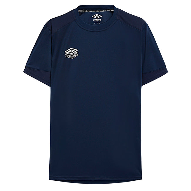 Navy - Front - Umbro Childrens-Kids Optimus Training T-Shirt