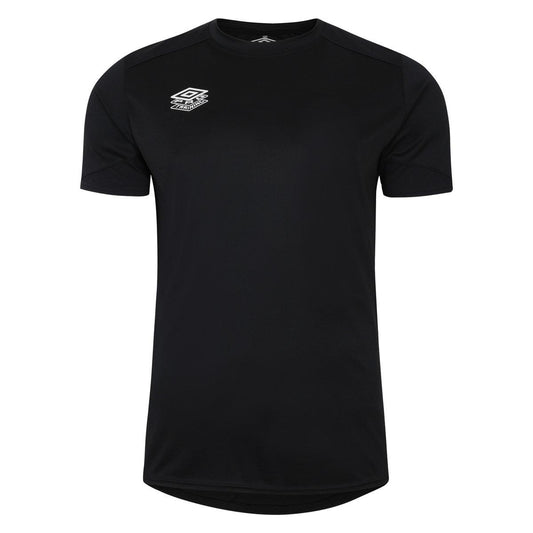 Black - Front - Umbro Childrens-Kids Optimus Training T-Shirt