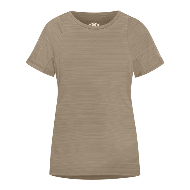 Moon Rock Marl - Front - Umbro Womens-Ladies Pro Marl Polyester Training T-Shirt