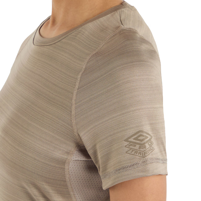 Moon Rock Marl - Lifestyle - Umbro Womens-Ladies Pro Marl Polyester Training T-Shirt