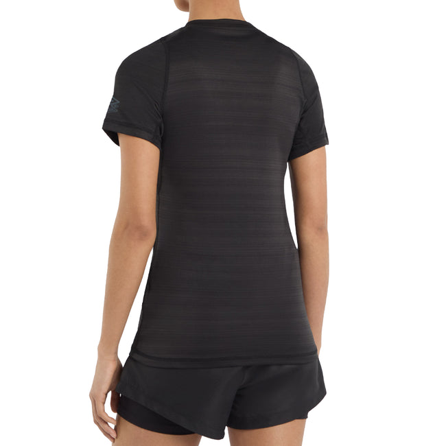 Black Marl - Back - Umbro Womens-Ladies Pro Marl Polyester Training T-Shirt