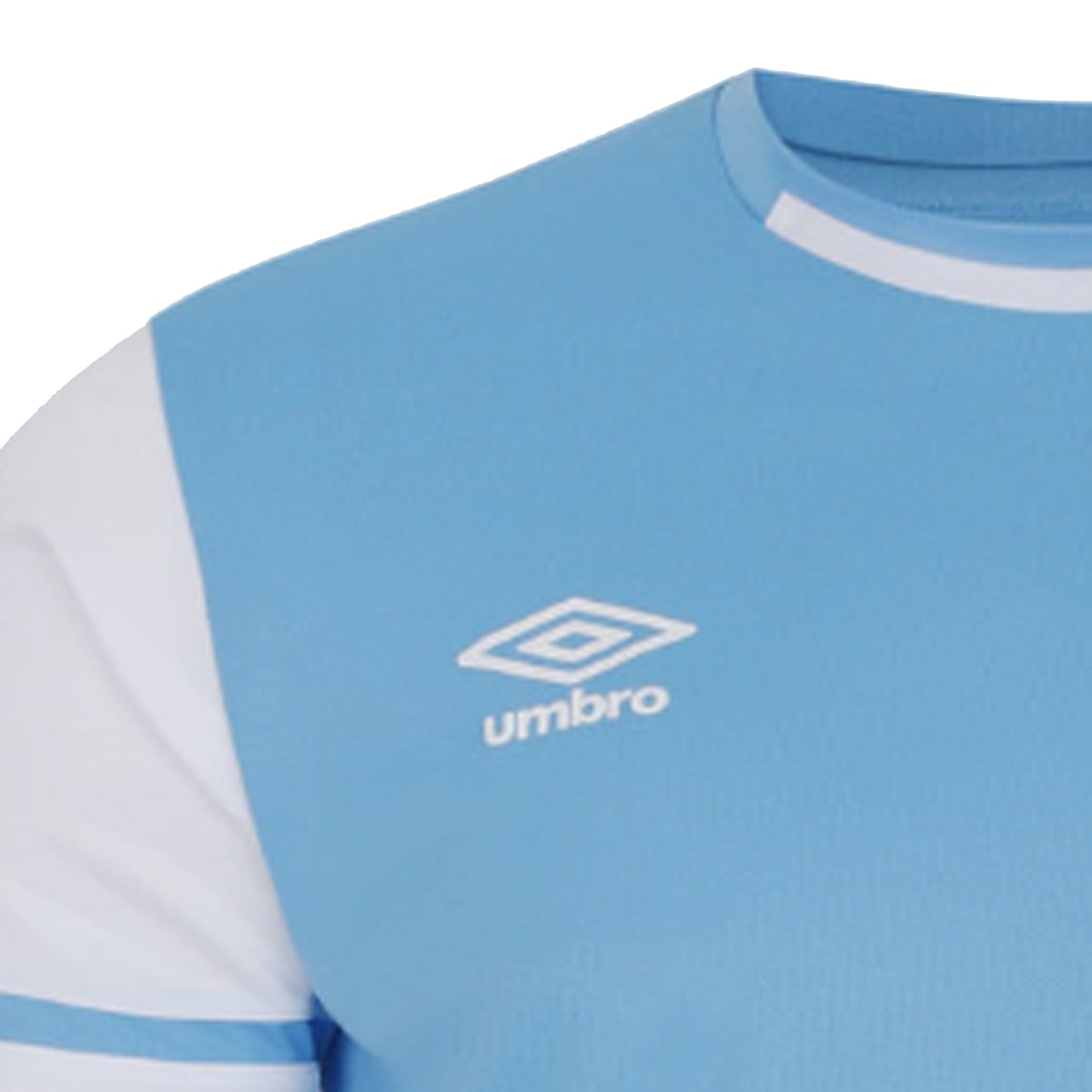 Sky Blue-Brilliant White - Lifestyle - Umbro Mens Cavelle Jersey T-Shirt