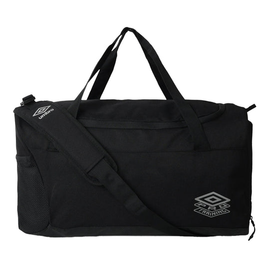 Black-Silver - Front - Umbro Pro Training Elite Duffle Bag