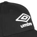 Black-White - Side - Umbro Logo Cap