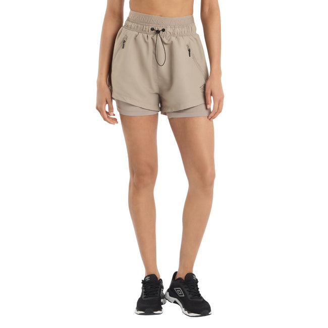 Moon Rock - Front - Umbro Womens-Ladies Pro Training Shorts