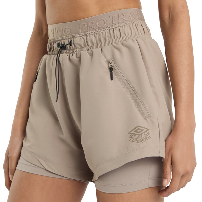Moon Rock - Side - Umbro Womens-Ladies Pro Training Shorts