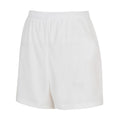 White - Back - Umbro Womens-Ladies Club Logo Shorts